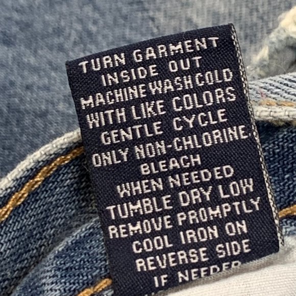 Vanilla Star Festival Short Jean Shorts 100% Cotton W/ Fringe‎ Distressed Size 7 - Picture 9 of 12